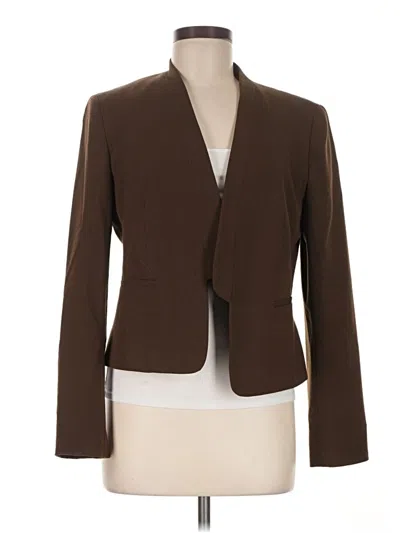 Pre-owned Nine West Blazer Jacket In Brown
