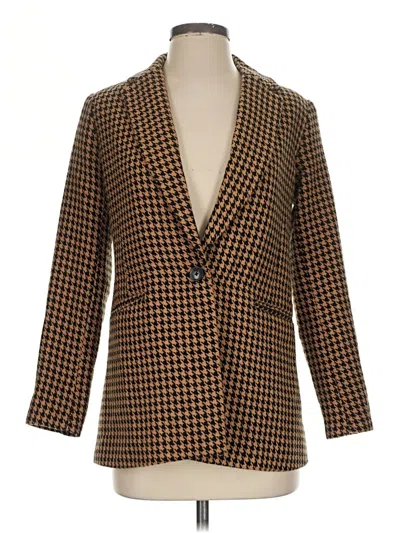 Pre-owned Nine West Blazer Jacket In Brown