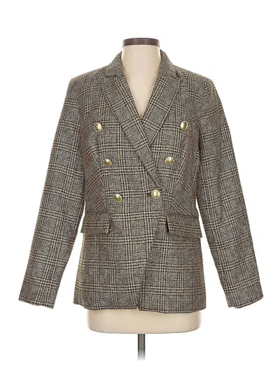 Pre-owned Nine West Blazer Jacket In Gold