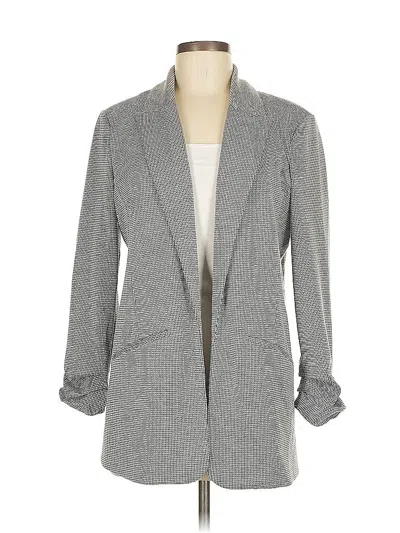 Pre-owned Nine West Blazer Jacket In Gray