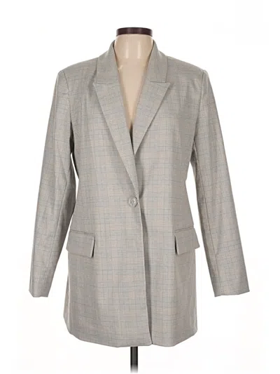 Pre-owned Nine West Blazer Jacket In Gray