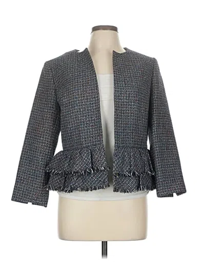 Pre-owned Nine West Blazer Jacket In Gray