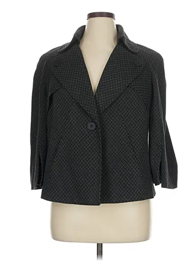 Pre-owned Nine West Blazer Jacket In Gray