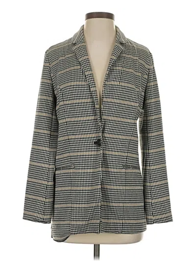 Pre-owned Nine West Blazer Jacket In Gray