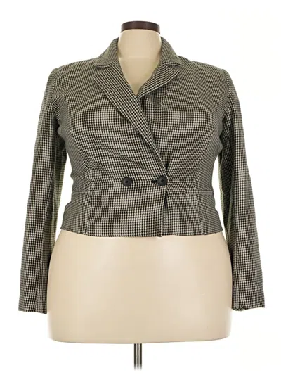 Pre-owned Nine West Blazer Jacket In Gray