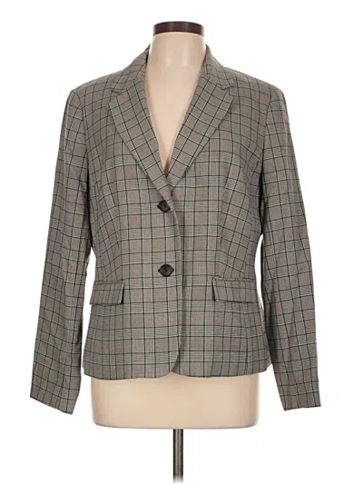 Pre-owned Nine West Blazer Jacket In Gray