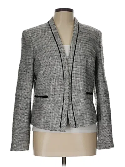 Pre-owned Nine West Blazer Jacket In Gray