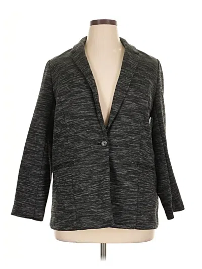 Pre-owned Nine West Blazer Jacket In Gray