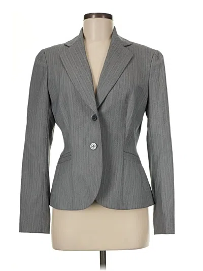 Pre-owned Nine West Blazer Jacket In Gray