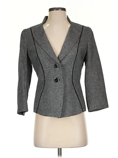 Pre-owned Nine West Blazer Jacket In Gray