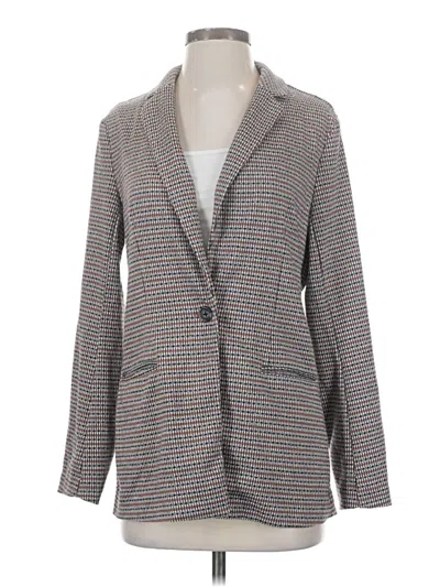 Pre-owned Nine West Blazer Jacket In Gray