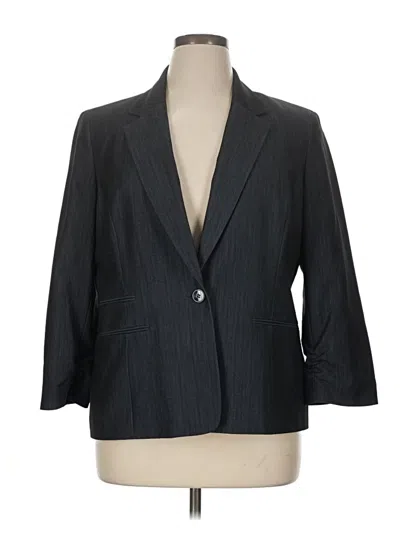 Pre-owned Nine West Blazer Jacket In Gray