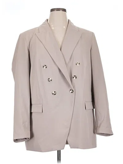 Pre-owned Nine West Blazer Jacket In Gray