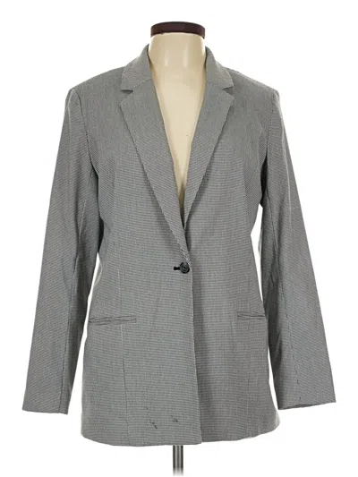 Pre-owned Nine West Blazer Jacket In Gray