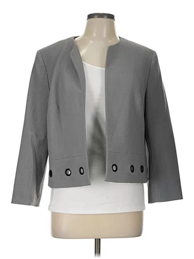 Pre-owned Nine West Blazer Jacket In Gray