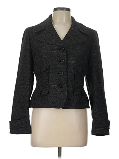 Pre-owned Nine West Blazer Jacket In Gray