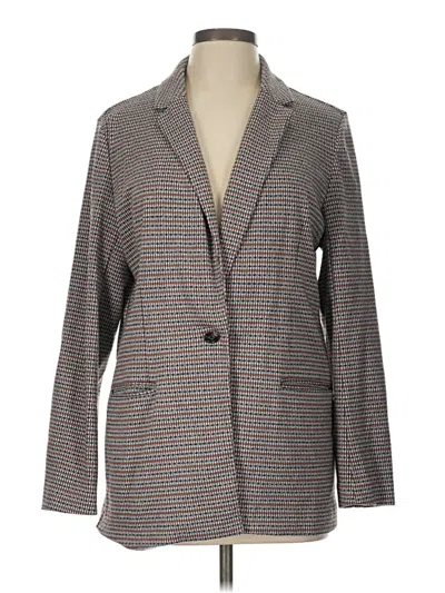 Pre-owned Nine West Blazer Jacket In Gray