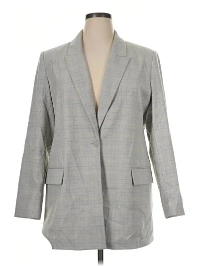 Pre-owned Nine West Blazer Jacket In Gray
