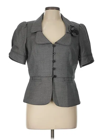 Pre-owned Nine West Blazer Jacket In Gray