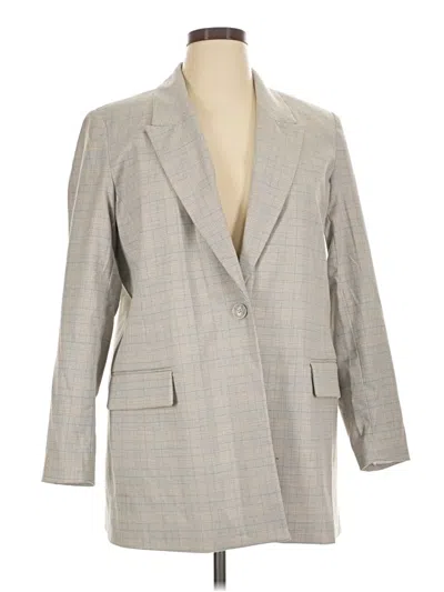 Pre-owned Nine West Blazer Jacket In Gray