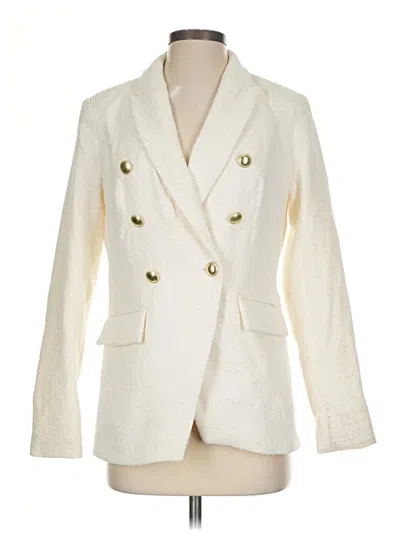 Pre-owned Nine West Blazer Jacket In Ivory