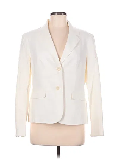 Pre-owned Nine West Blazer Jacket In Ivory