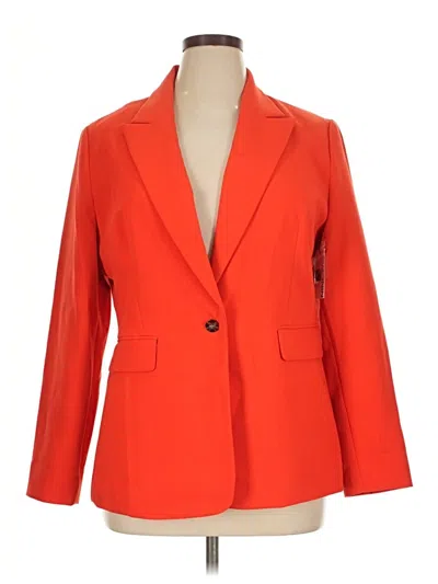 Nine West Blazer Jacket In Orange