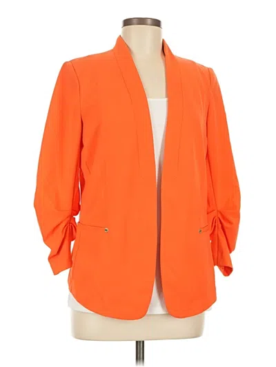 Pre-owned Nine West Blazer Jacket In Orange