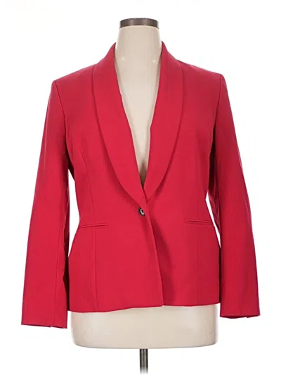 Pre-owned Nine West Blazer Jacket In Red