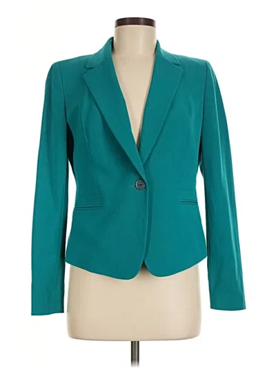 Pre-owned Nine West Blazer Jacket In Teal