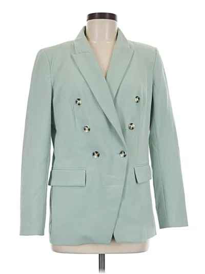 Pre-owned Nine West Blazer Jacket In Teal