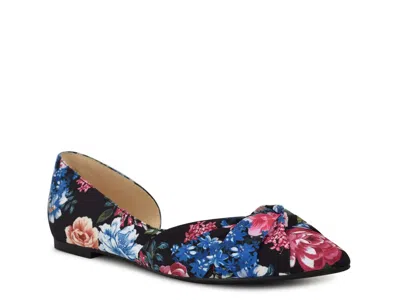Nine West Bliza Flat In Blue