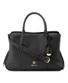 Nine West Bloomfield Triple Compartment Satchel Bag In Black