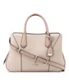 Nine West Bloomfield Triple Compartment Satchel Bag In Soft Marble