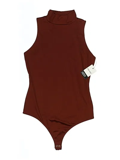Nine West Bodysuit In Burgundy