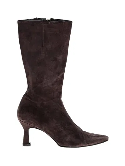Pre-owned Nine West Boots In Brown