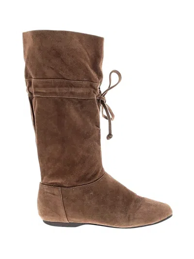 Pre-owned Nine West Boots In Brown