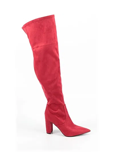 Pre-owned Nine West Boots In Red