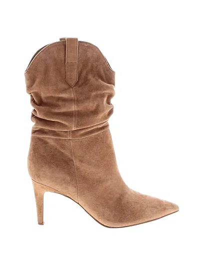 Pre-owned Nine West Boots In Tan
