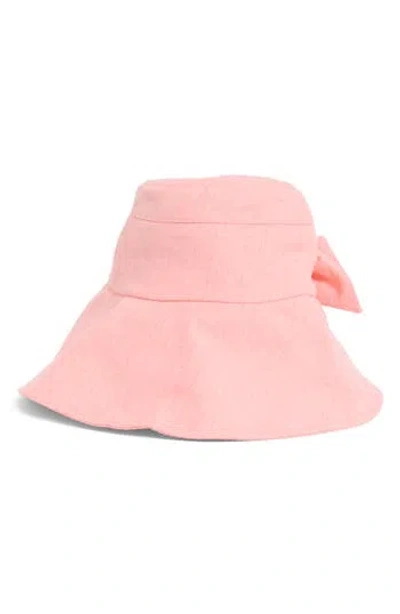 Nine West Bow Back Bucket Hat In Pink