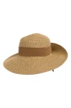 Nine West Bow Floppy Hat In Brown