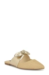 Nine West Bowin Pointed Toe Flat In Light Natural 111