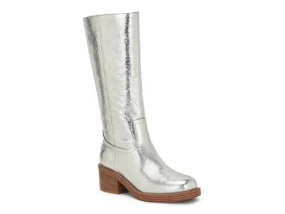 Nine West Broklyn Boot In Silver