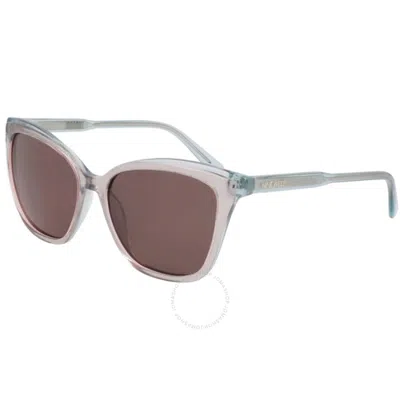 Nine West Brown Cat Eye Ladies Sunglasses Nw660s 203 55