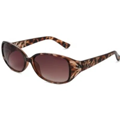 Nine West Brown Oval Ladies Sunglasses 10262002.khl Brnbrn In Burgundy