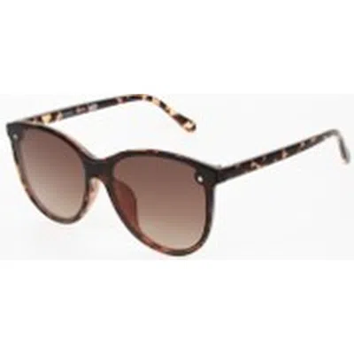 Nine West Brown Oval Ladies Sunglasses 10268562.khl Torbrn