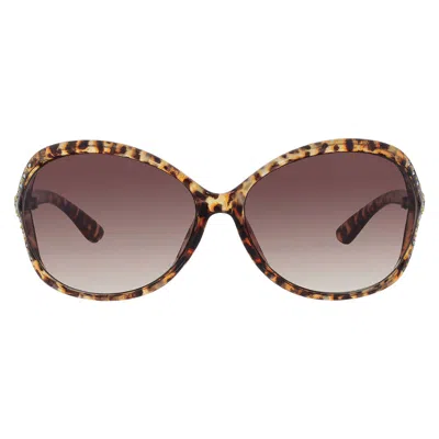 Nine West Brown Oval Ladies Sunglasses 10270480.khl Brnbrn