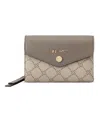 Nine West Caireann French Wallet In Beige Logo Flint