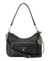 Shop Nine West Caireann Medium Shoulder Bag In Black
