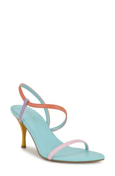Nine West Cakely 3 Sandal In Pink/mango